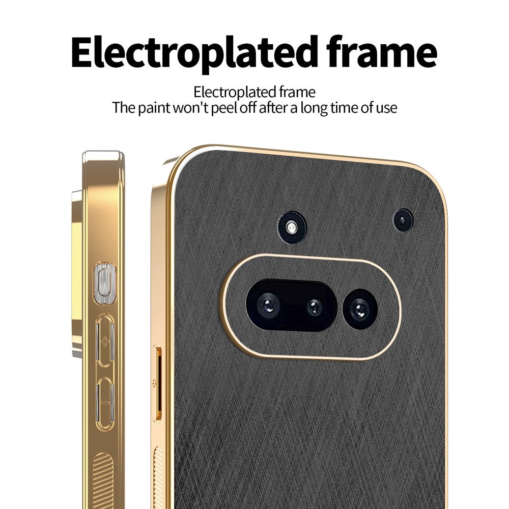 Nothing Phone (3a) Handyhülle – Aus galvanisiertem & seidenmattem PU + TPU