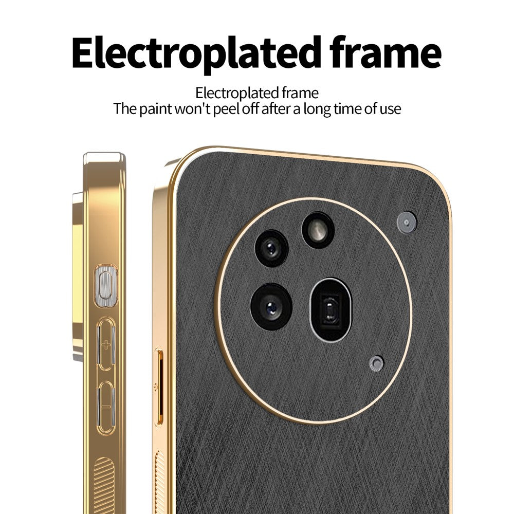 Nothing Phone (3a) Pro Handyhülle – Aus galvanisiertem & seidenmattem PU + TPU