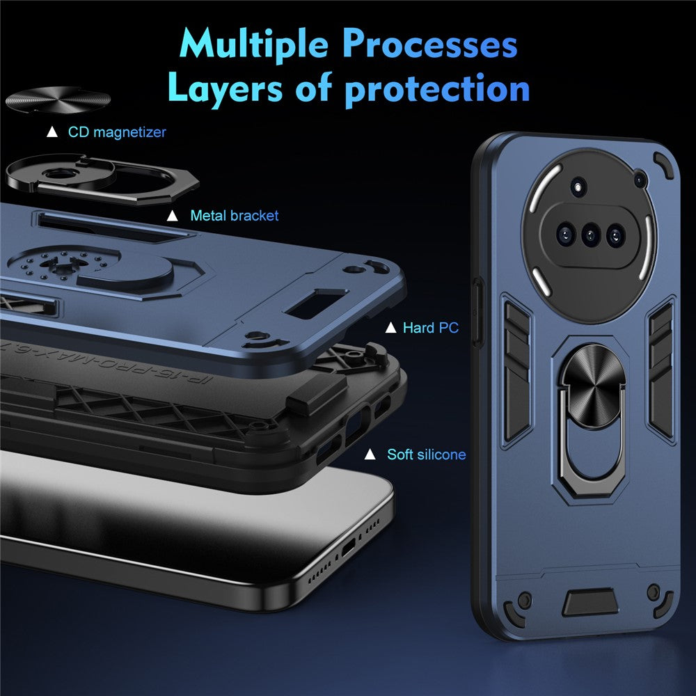 Nothing Phone (3a) Handyhülle – Aus PC + TPU, mit Fallschutz & Ringständer