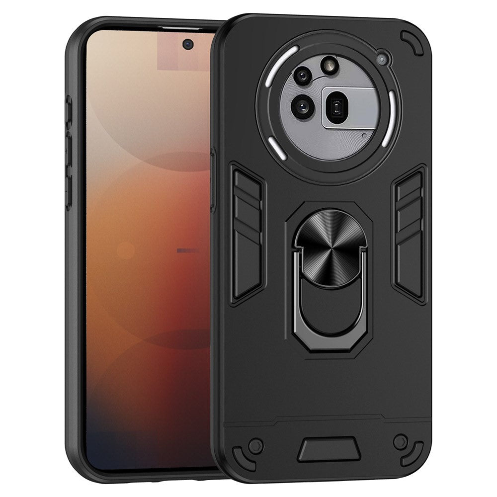 Nothing Phone (3a) Pro Handyhülle – Aus PC + TPU, mit Fallschutz & Ringständer