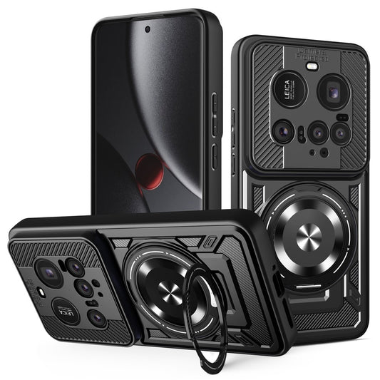 Xiaomi 15 Ultra Handyhülle – Magnetische , drehbarer Ständer, TPU + PC