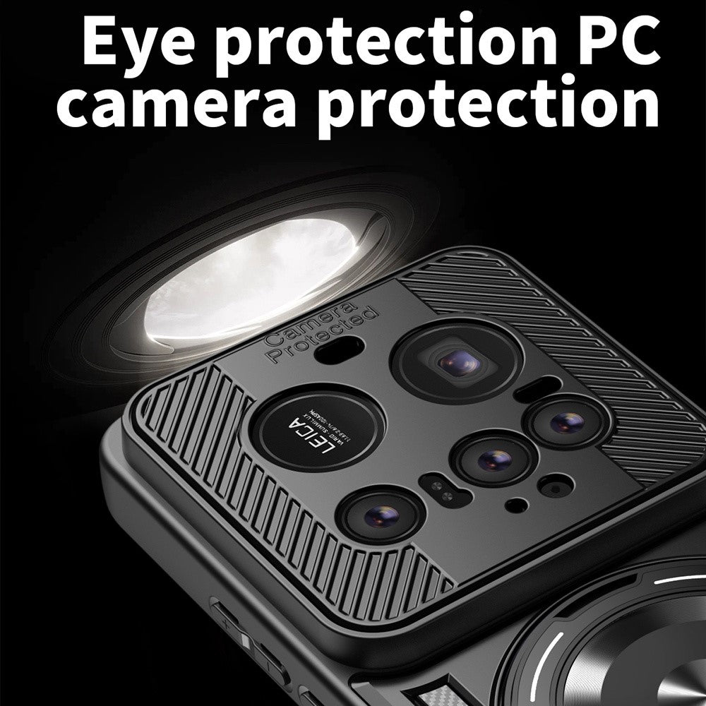For Xiaomi 15 Ultra Magnetic Case Rotating Kickstand TPU + PC Phone Cover
