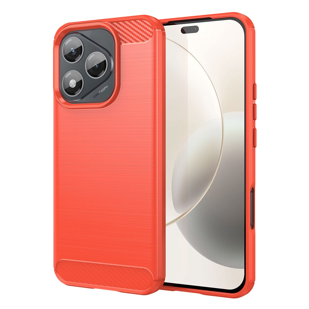For Honor X70i / 400 Lite 5G Case Protective Phone Cover Carbon Fiber Texture Brushed