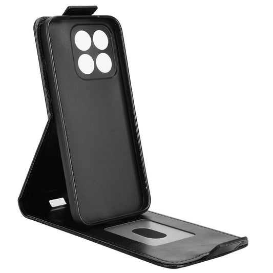 Honor X8c 4G Handyhülle – Standgehäuse mit Magnetverschluss, vertikales Flip-Leder-Handycover mit Kartenhalter