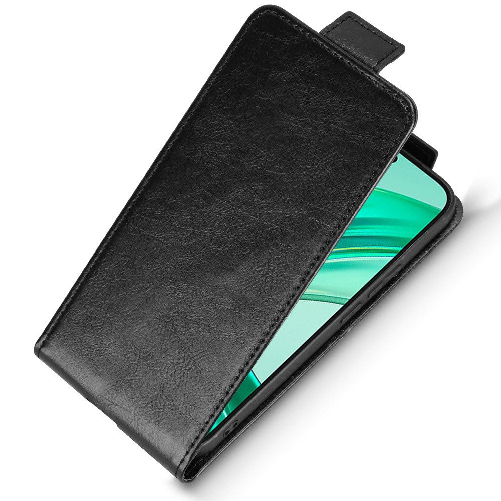 For Honor X8c 4G Stand Case Magnetic Clasp Vertical Flip Leather Phone Cover with Card Holder