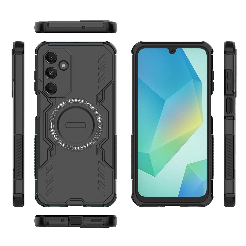 Galaxy A16 5G/4G magnetische Hülle – Mit Schmetterlingsrüstung & Hohlwärmeableitung