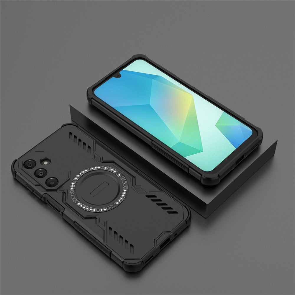 Galaxy A16 5G/4G magnetische Hülle – Mit Schmetterlingsrüstung & Hohlwärmeableitung