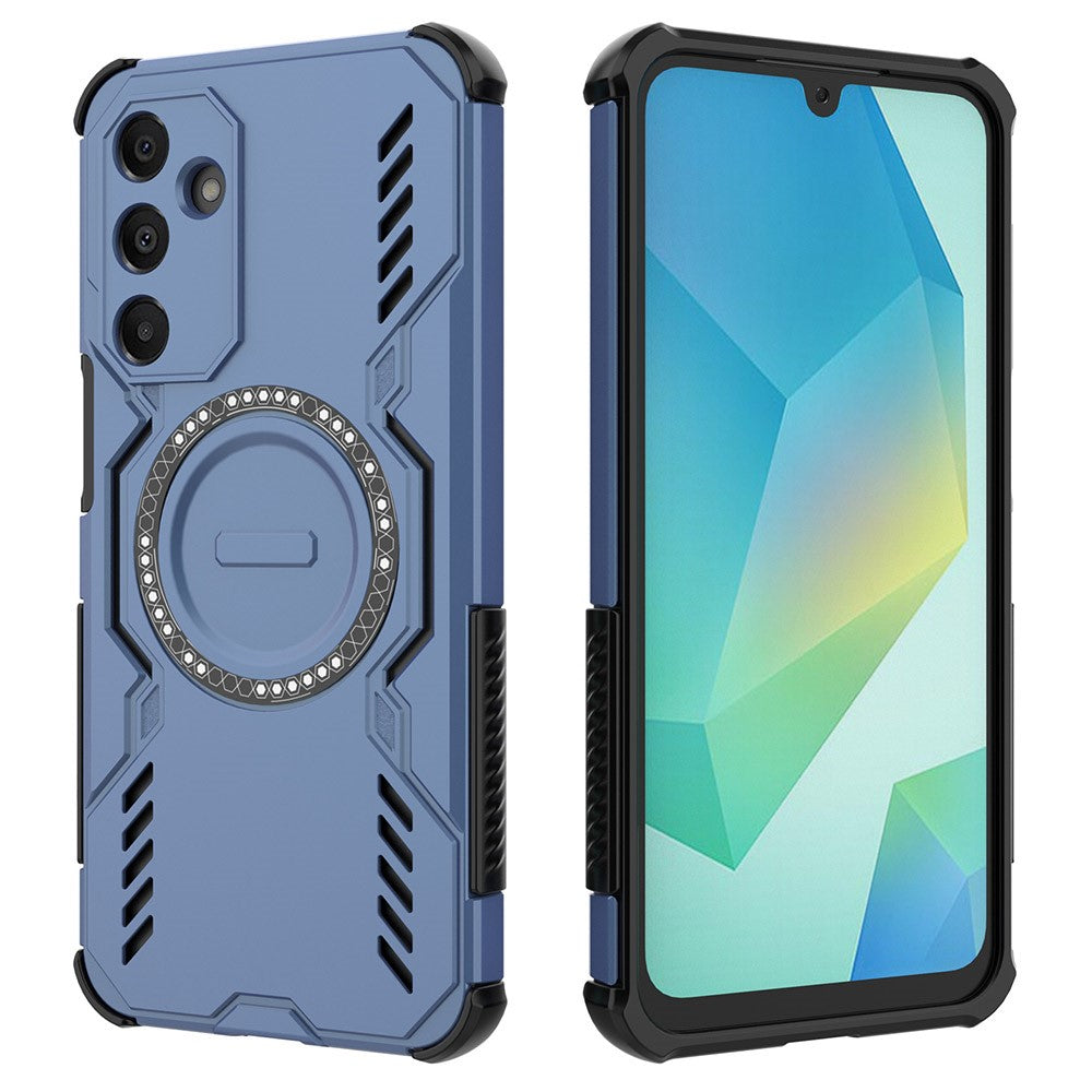Galaxy A16 5G/4G magnetische Hülle – Mit Schmetterlingsrüstung & Hohlwärmeableitung