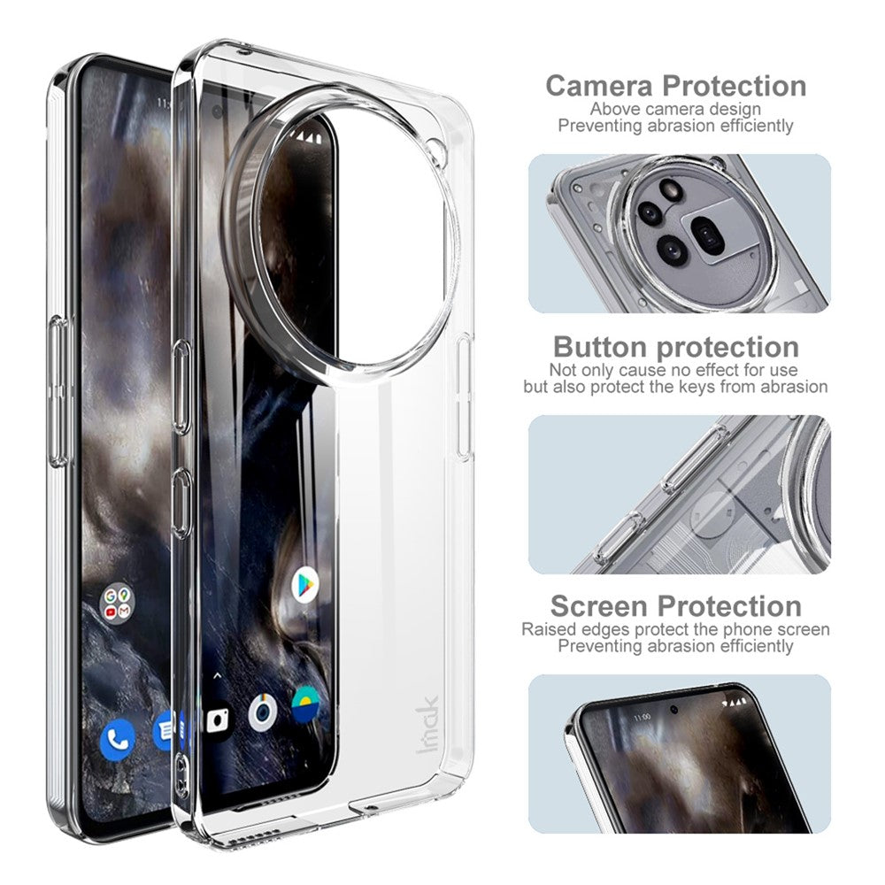 Nothing Phone (3a) Pro Transparente Handyhülle – Klare Schutzhülle, aus PC für Ihr Smartphone