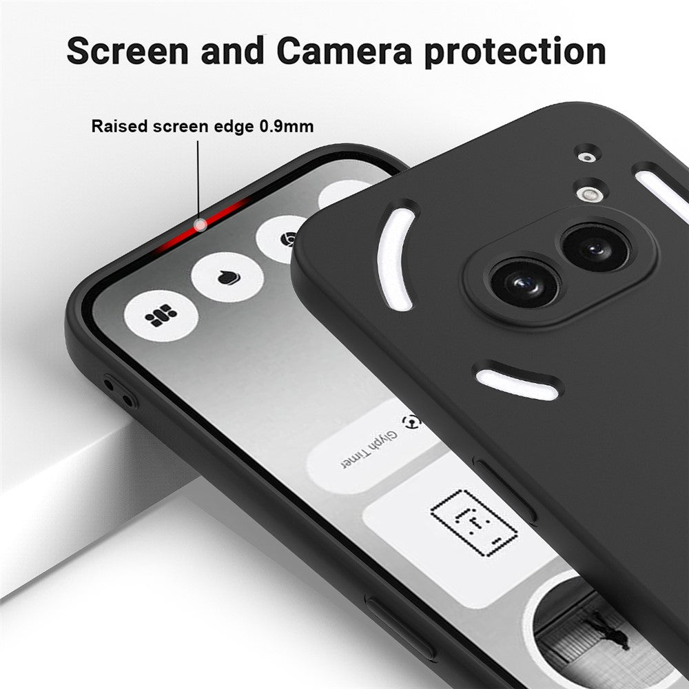 For Nothing Phone (2a) Plus Liquid Silicone Case Phone Back Cover with Hand Strap
