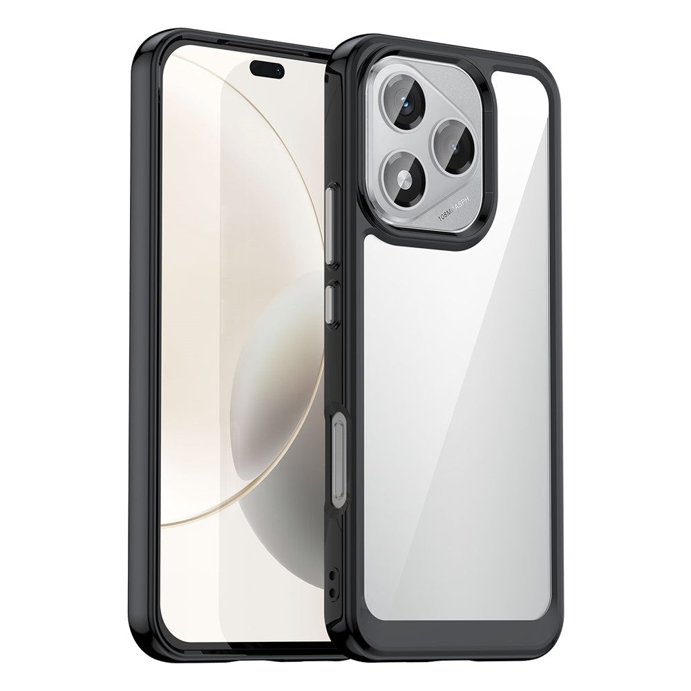 Honor X70i / 400 Lite 5G Transparente Handyhülle – Stoßfeste Rückseite, aus TPU & Acryl