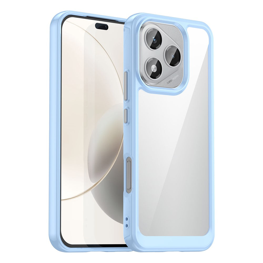 Honor X70i / 400 Lite 5G Transparente Handyhülle – Stoßfeste Rückseite, aus TPU & Acryl