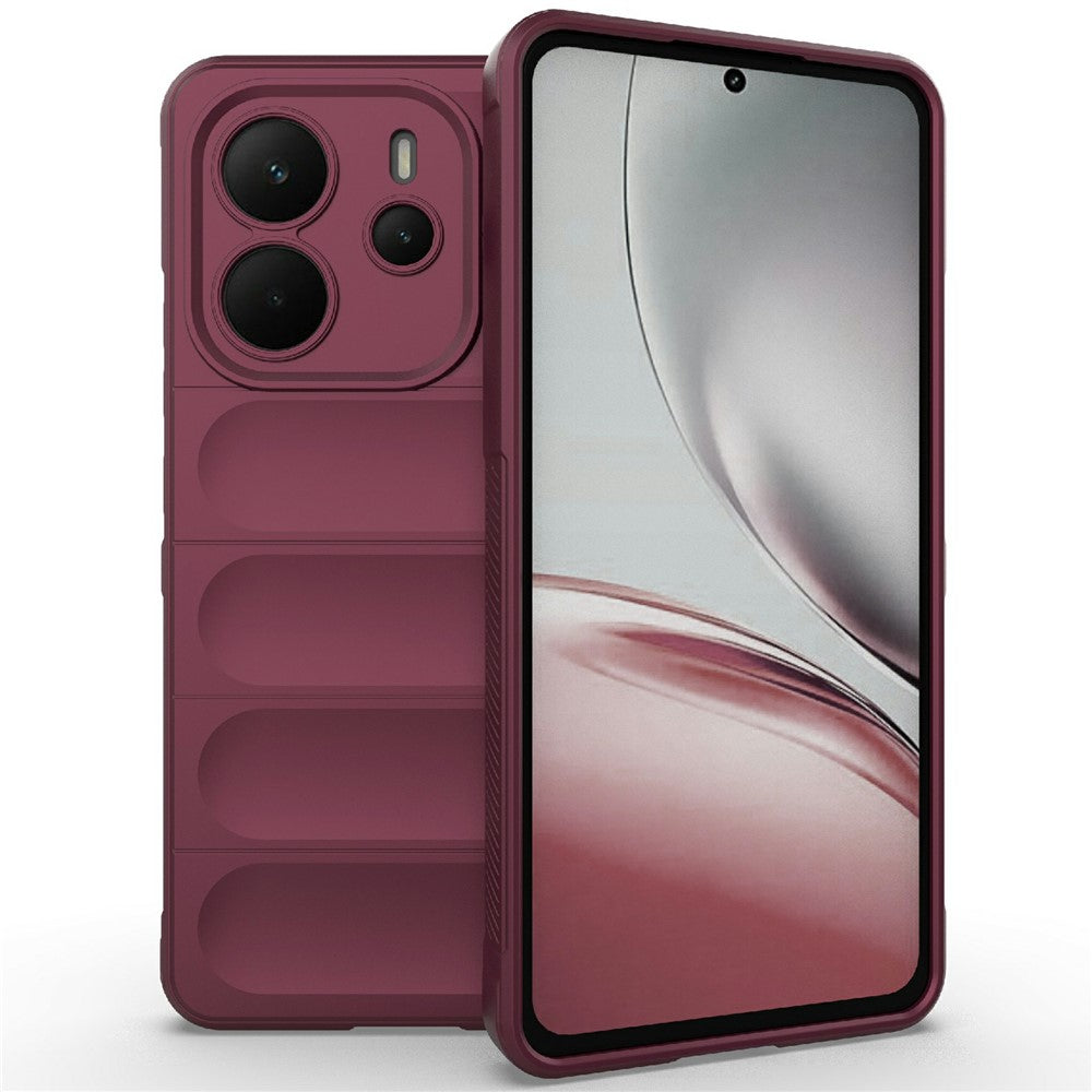 For Xiaomi Redmi Note 14 4G (164.84mm) Case Anti-Drop Soft TPU Rugged Phone Back Cover