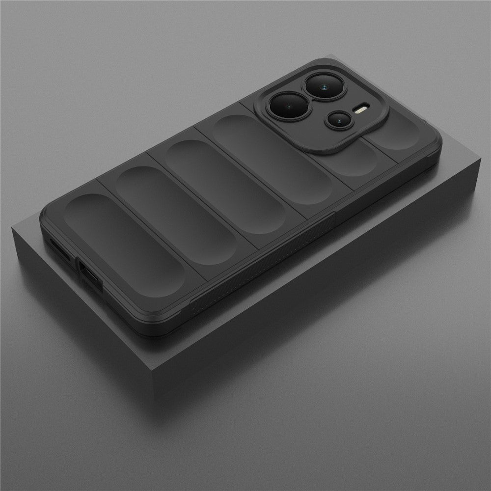 For Xiaomi Redmi Note 14 4G (164.84mm) Case Anti-Drop Soft TPU Rugged Phone Back Cover