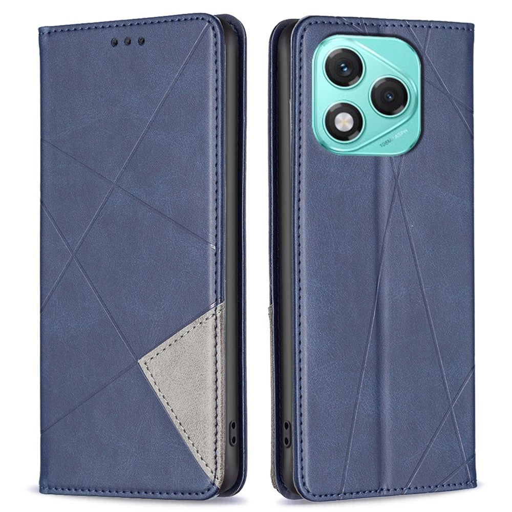 Honor 400 Lite 5G Wallet-Handyhülle – Kratzfest, aus Leder, mit Ständer & bedruckten Kartenfächern