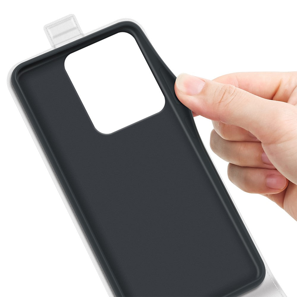 For Xiaomi Redmi Note 14S 4G Case with Card Slots Vertical Flip Leather Phone Cover