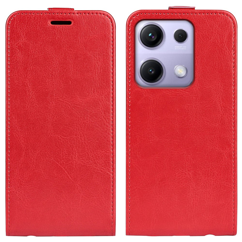 For Xiaomi Redmi Note 14S 4G Case with Card Slots Vertical Flip Leather Phone Cover