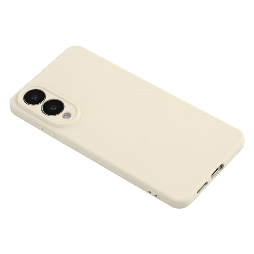 Galaxy S25 Edge Gummierte Hülle – Mit Faserfutter & Anti-Kratz-Abdeckung