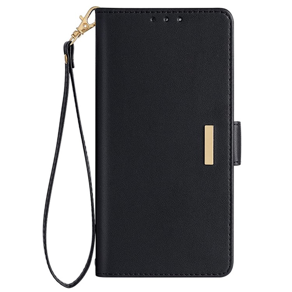 For Xiaomi 15 Ultra Case PU Leather Wallet Stand Phone Cover with Crossbody Shoulder Strap