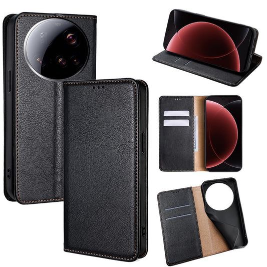 Xiaomi 15 Ultra Handyhülle – Brieftasche PU-Leder Magnetische, automatisch absorbierte