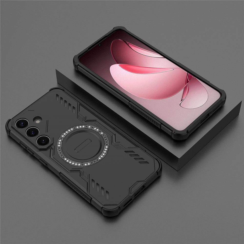 Galaxy S25 magnetische Hülle – Mit Schmetterlingsrüstung & Hohlwärmeableitung
