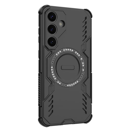 Galaxy S25 Plus magnetische Hülle – Mit Schmetterlingsrüstung & Hohlwärmeableitung