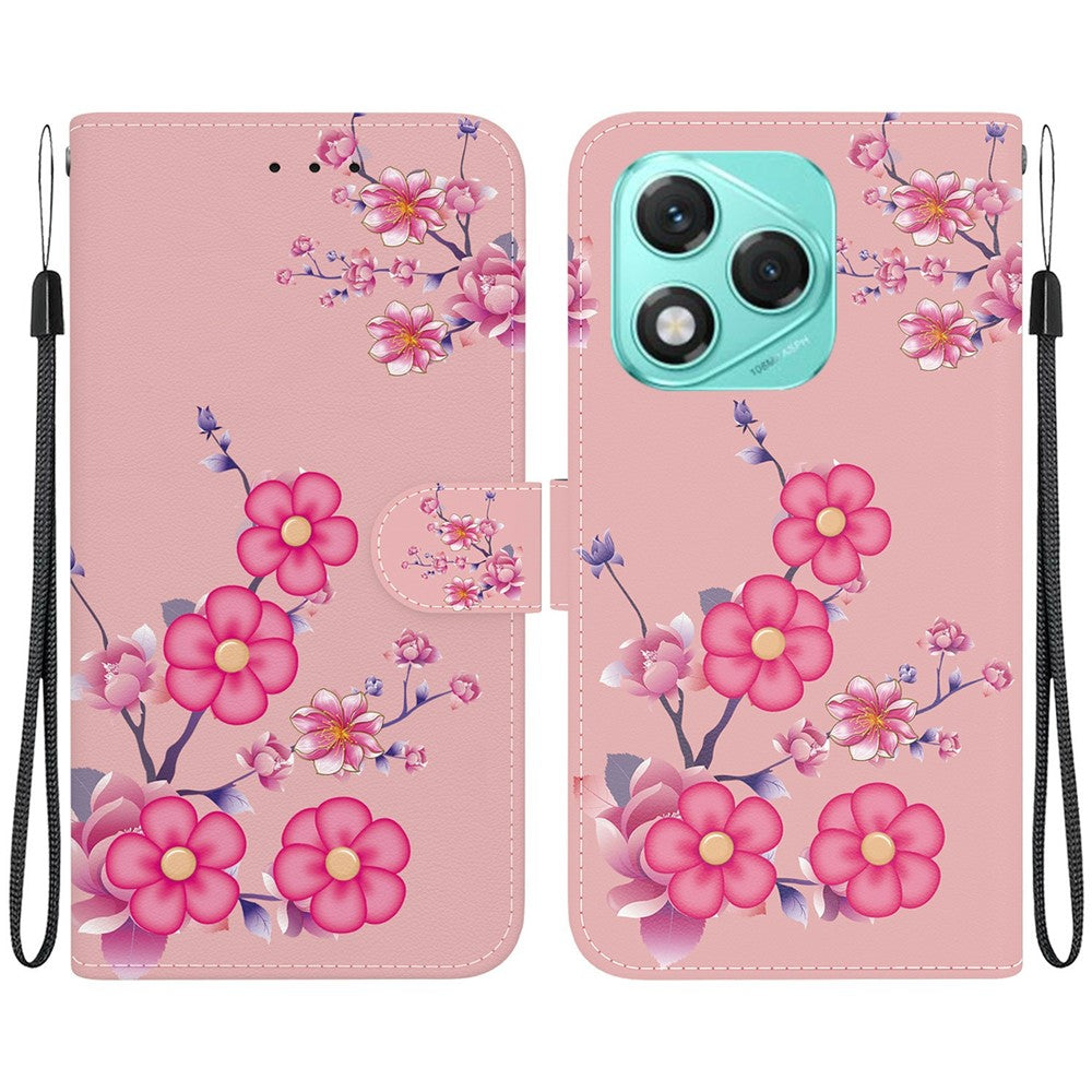 For Honor 400 Lite 5G Wallet Phone Case Anti-Drop Leather Flip Cover Pattern Printing