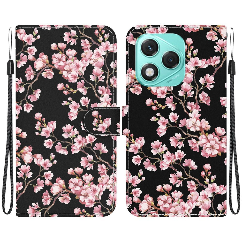 For Honor 400 Lite 5G Wallet Phone Case Anti-Drop Leather Flip Cover Pattern Printing