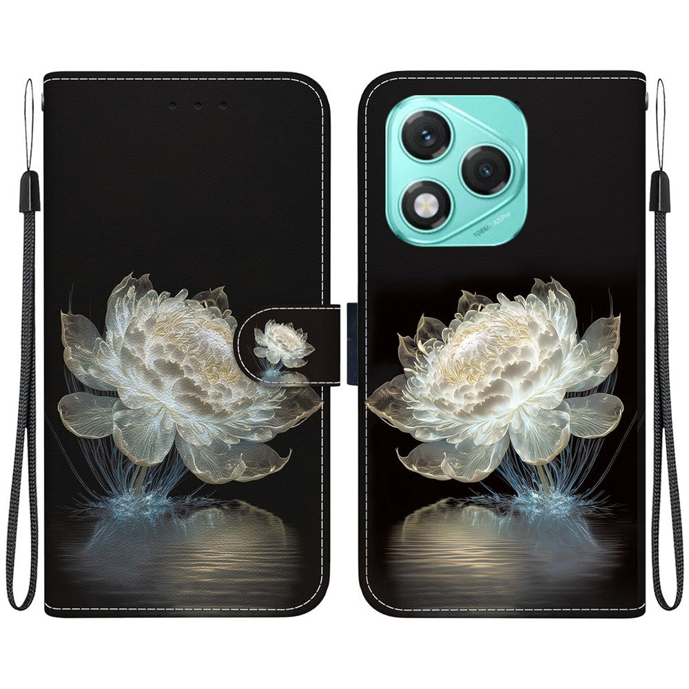 For Honor 400 Lite 5G Wallet Phone Case Anti-Drop Leather Flip Cover Pattern Printing
