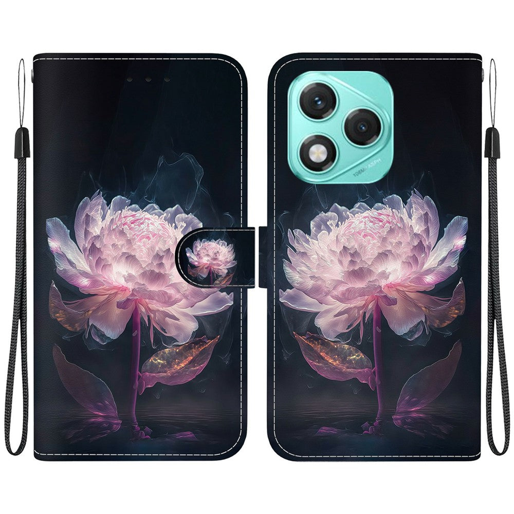 For Honor 400 Lite 5G Wallet Phone Case Anti-Drop Leather Flip Cover Pattern Printing