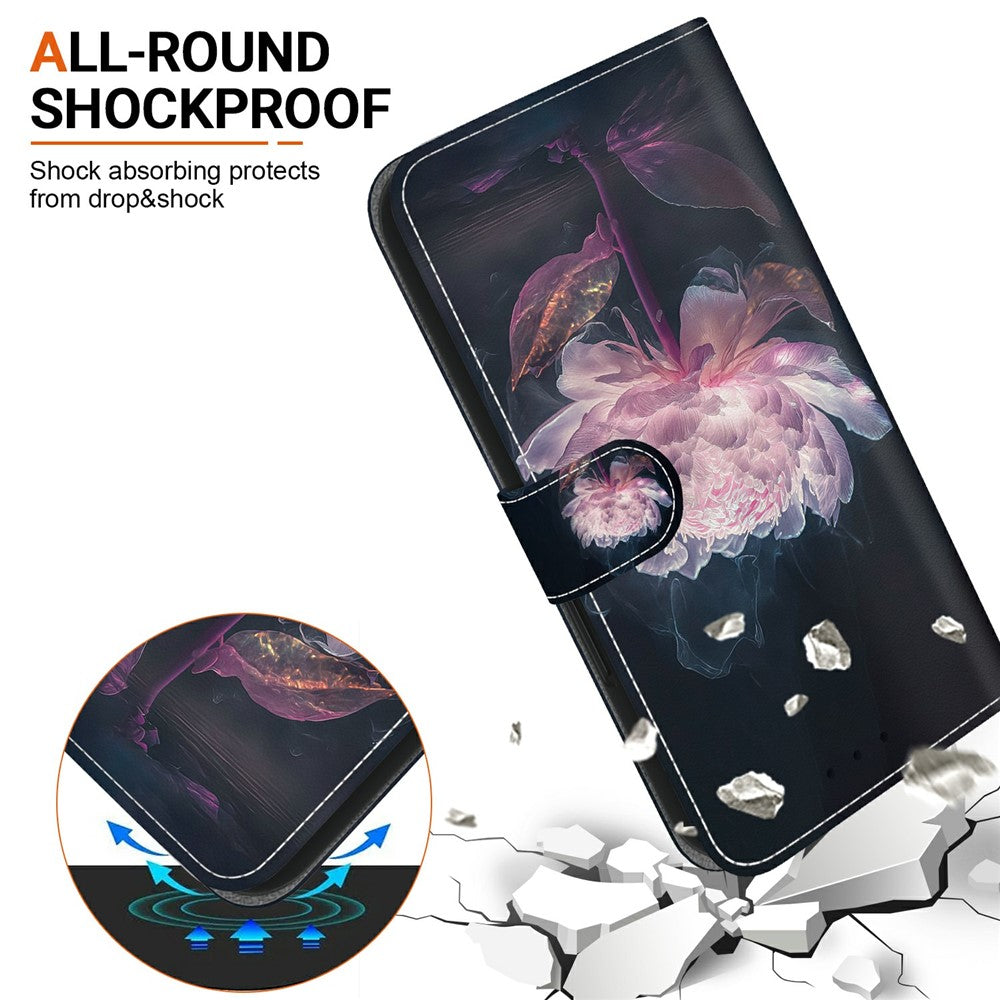 For Honor 400 Lite 5G Wallet Phone Case Anti-Drop Leather Flip Cover Pattern Printing