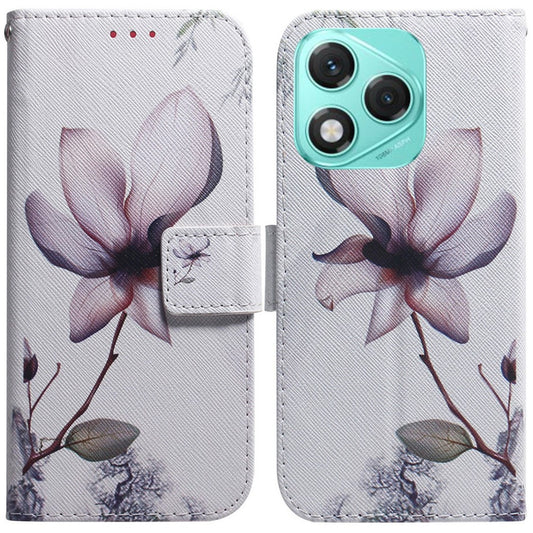 Honor 400 Lite 5G Handyhülle – Brieftaschen- aus Leder mit Musterdruck