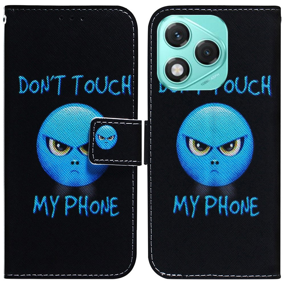 For Honor 400 Lite 5G Wallet Case Pattern Print Leather Phone Cover