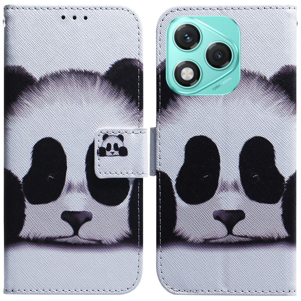 For Honor 400 Lite 5G Wallet Case Pattern Print Leather Phone Cover