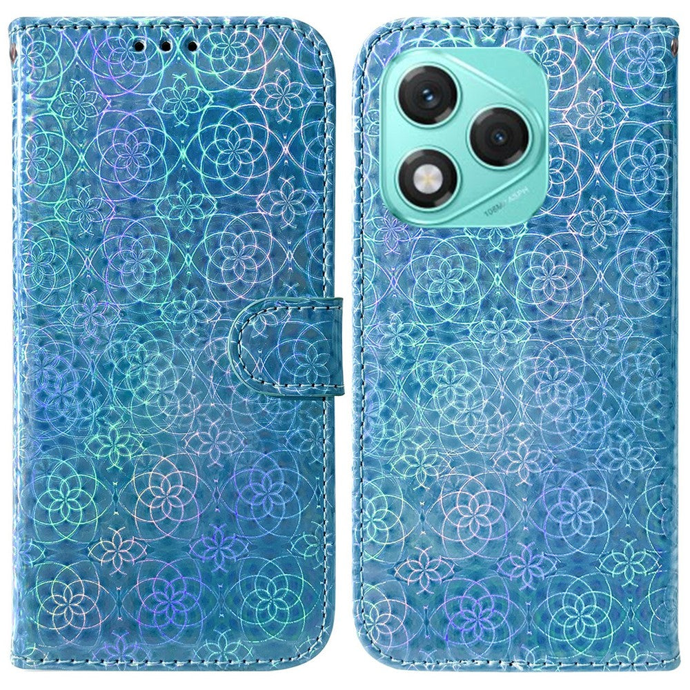 For Honor 400 Lite 5G Stand Case Dazzling Flower Leather Phone Cover