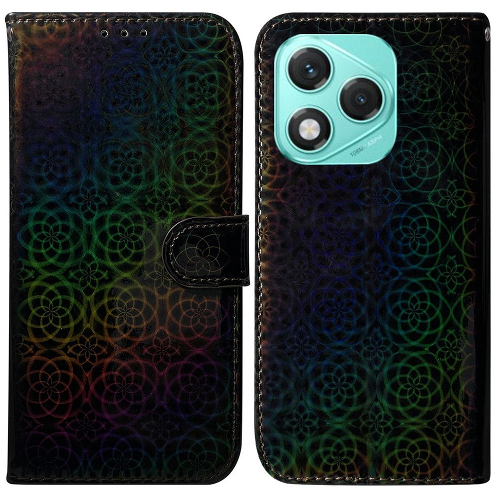 For Honor 400 Lite 5G Stand Case Dazzling Flower Leather Phone Cover