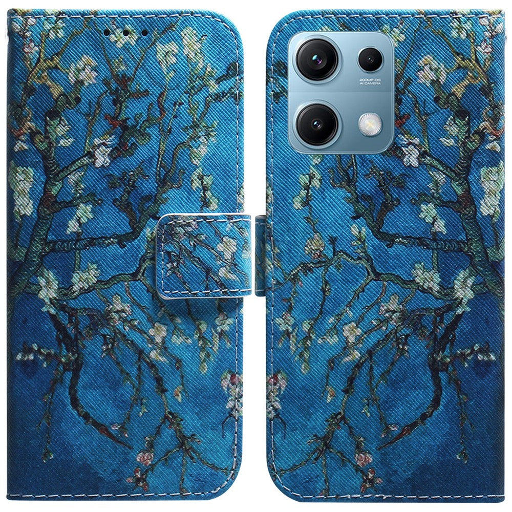 For Xiaomi Redmi Note 14S 4G Wallet Case Pattern Print Leather Phone Cover