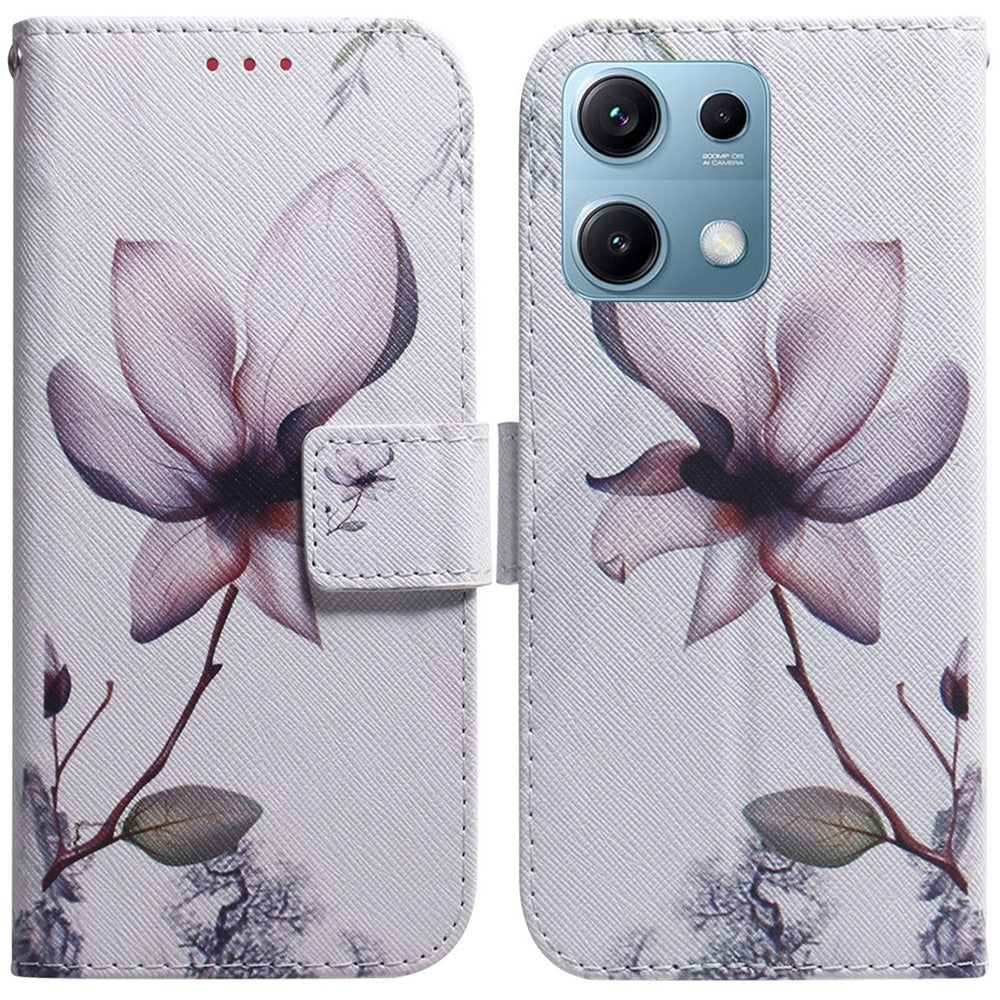 For Xiaomi Redmi Note 14S 4G Wallet Case Pattern Print Leather Phone Cover