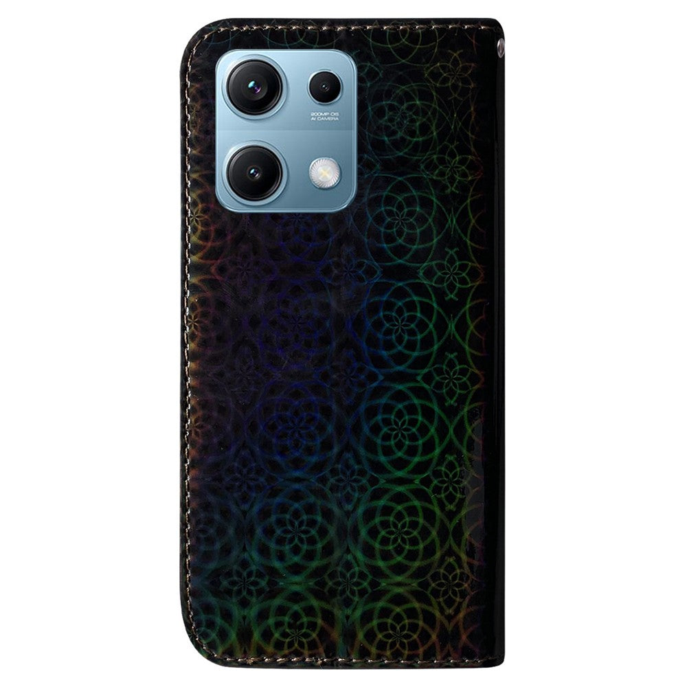 For Xiaomi Redmi Note 14S 4G Stand Case Dazzling Flower Leather Phone Cover