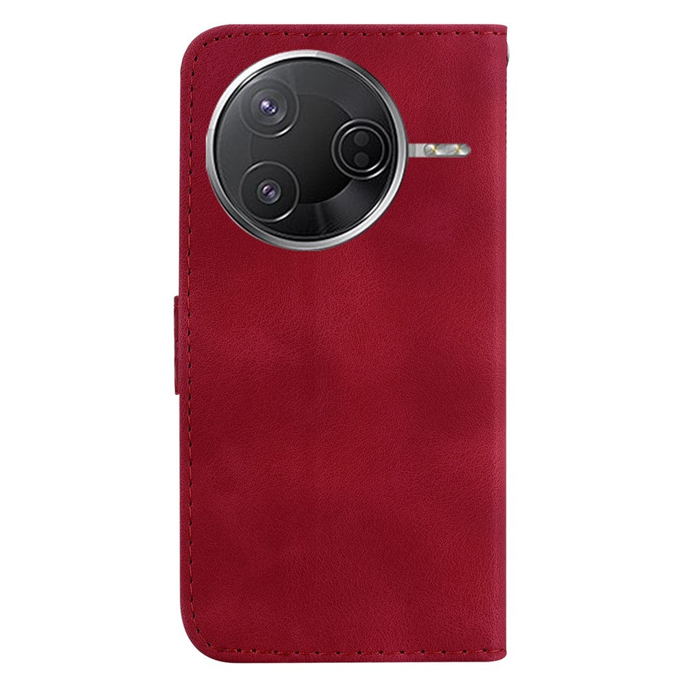 For Xiaomi Poco F7 Pro 5G  /  Poco F7 Ultra 5G  /  Redmi K80 Pro 5G  /  K80 5G Stand Case 7-Shaped Pattern Imprint Leather Phone Cover