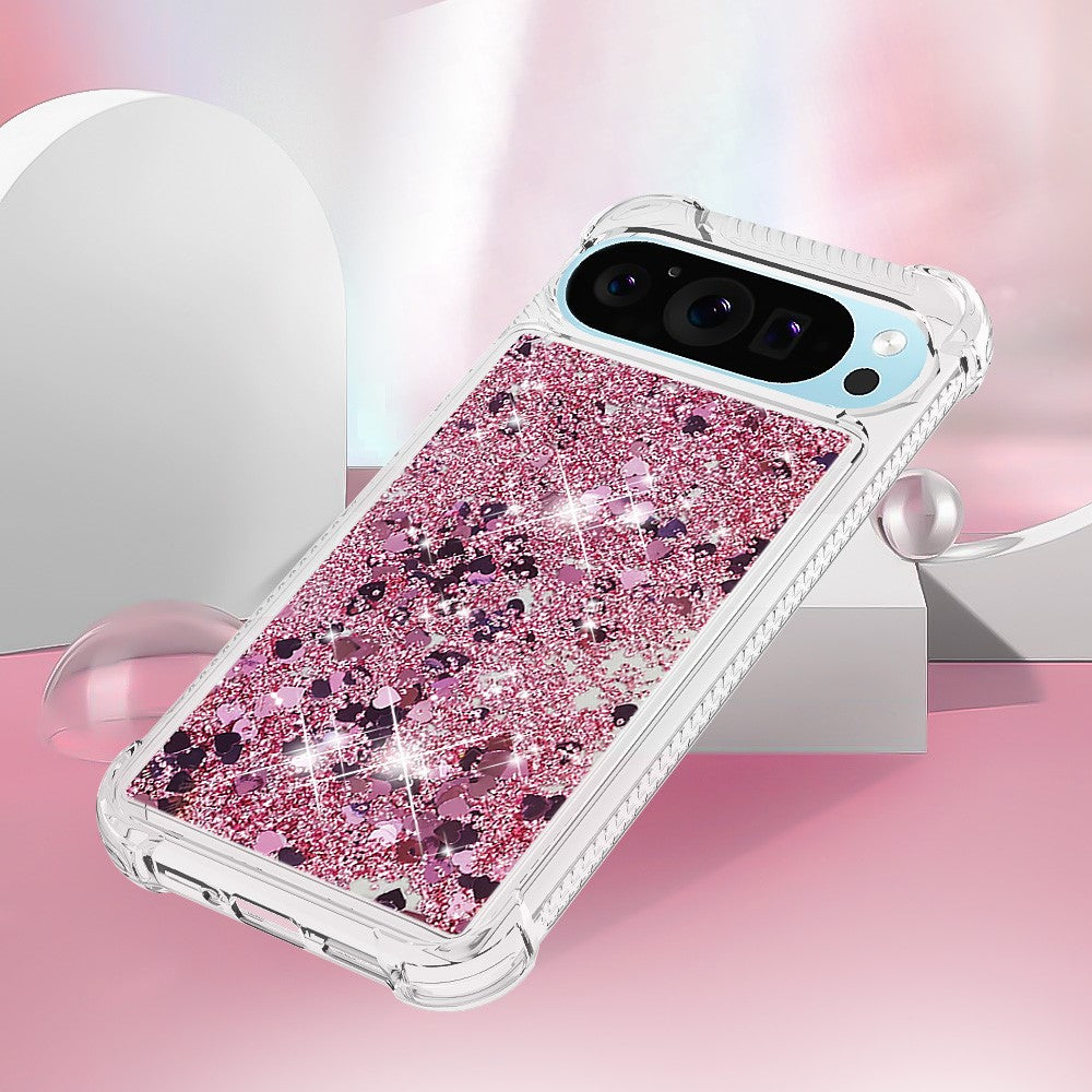 Pixel 10 / 10 Pro Glitzer-Hülle – Stoßfest & mit Treibsand