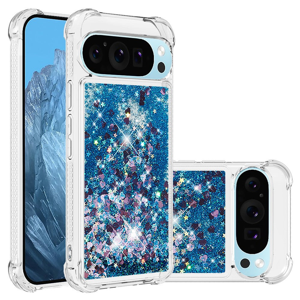 Pixel 10 / 10 Pro Glitzer-Hülle – Stoßfest & mit Treibsand