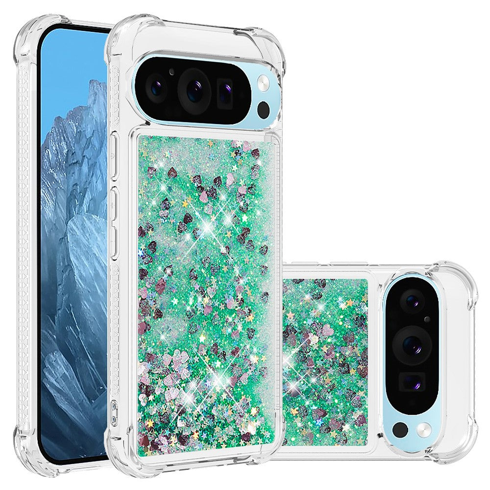 Pixel 10 Pro XL Glitzer-Hülle – Stoßfest & mit Treibsand