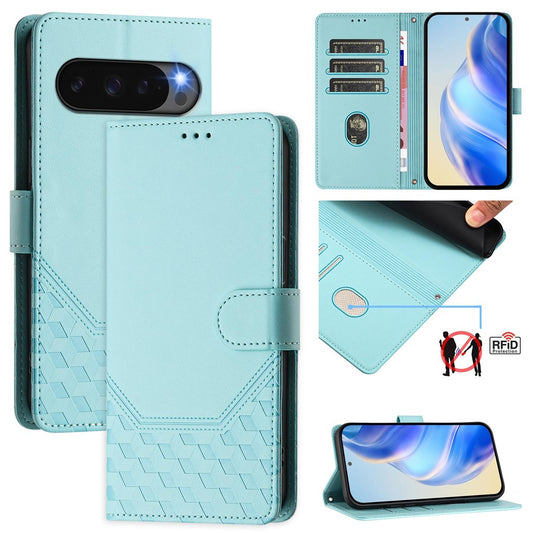 Pixel 10 Pro / 10 / 9 Pro / 9 Lederhülle mit Riemen & RFID-Schutz