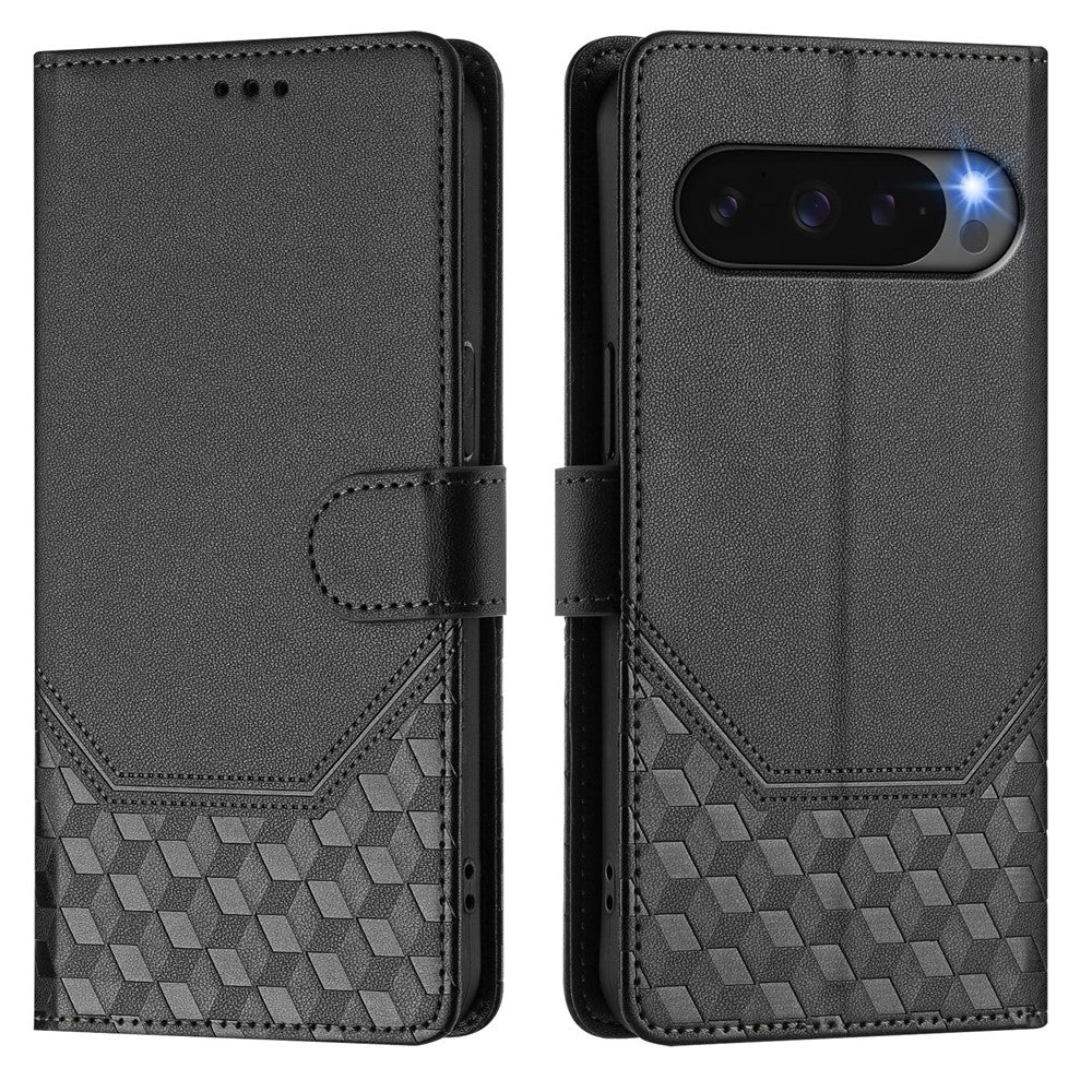Pixel 10 Pro / 10 / 9 Pro / 9 Lederhülle mit Riemen & RFID-Schutz