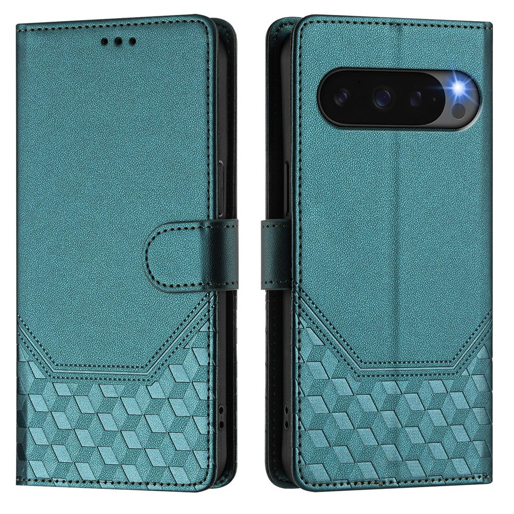 Pixel 10 Pro / 10 / 9 Pro / 9 Lederhülle mit Riemen & RFID-Schutz