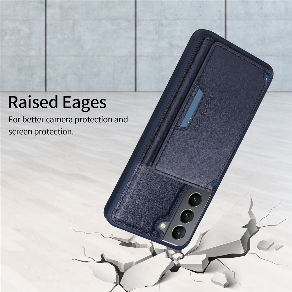 Galaxy S21 5G Lederhülle – Mit abnehmbarer Kartentasche, magnetisch & Ständer