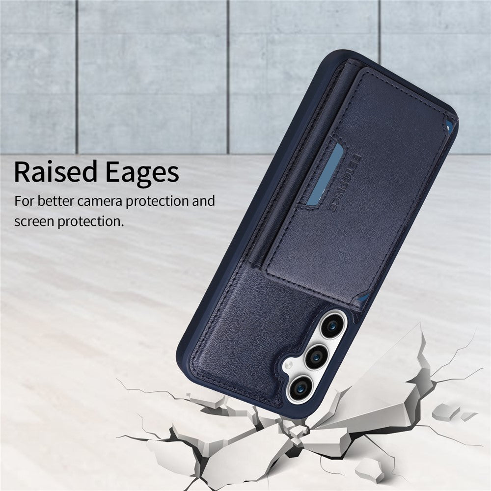 Galaxy S23 FE Lederhülle – Mit abnehmbarer Kartentasche, magnetisch & Ständer