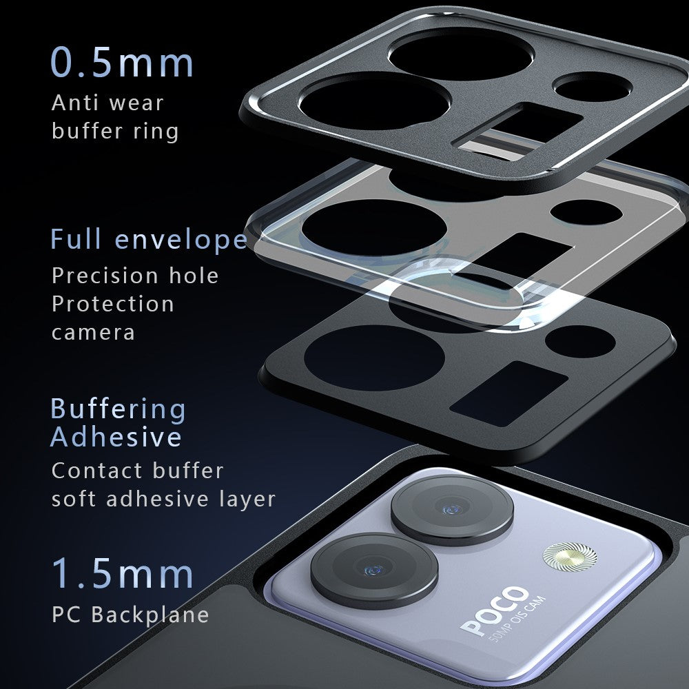 For Xiaomi Poco M7 Pro 5G Case Magnetic Case TPU + PC Matte Skin Touch Phone Cover