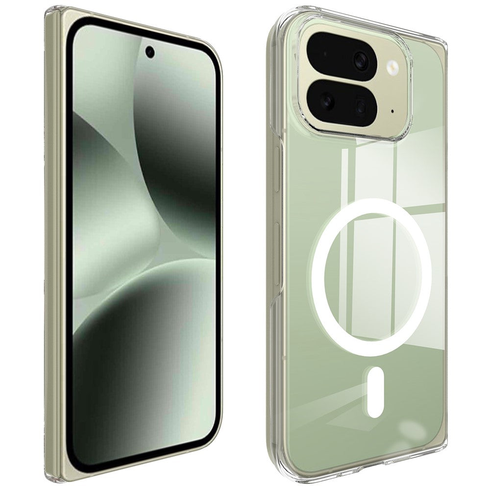 For Google Pixel 10 Pro Fold Case TPU + Acrylic Magnetic Phone Cover